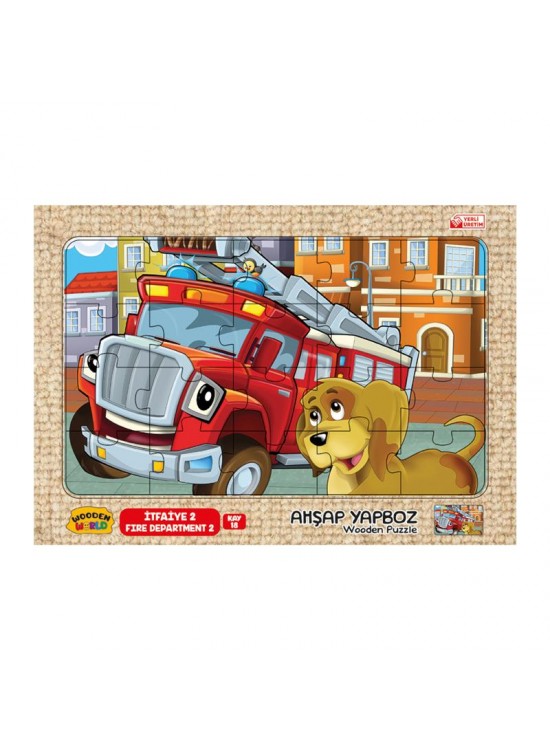 Kumtoys Wooden Puzzle 24X34 Ahşap Yapboz Küçük