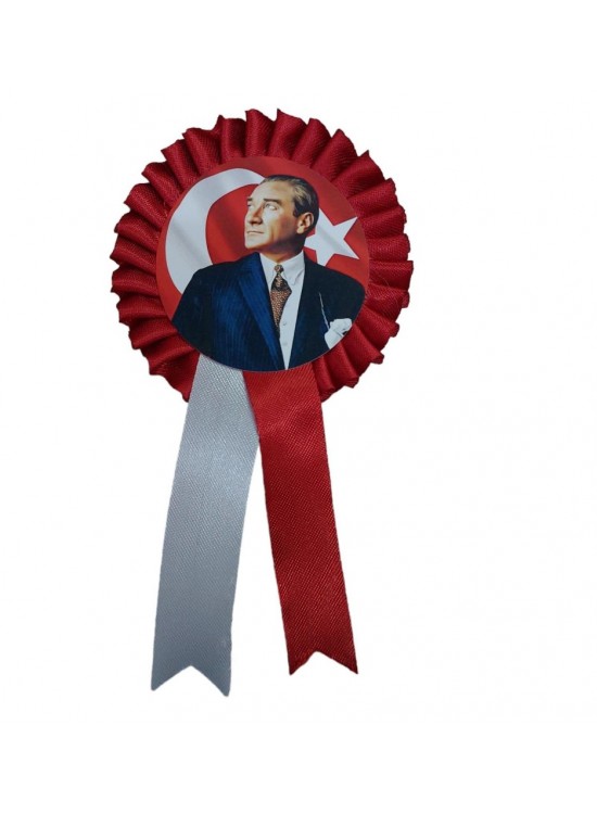 Kurdeleli Rozet Atatürk Kurdeleli Rozet Atatürk