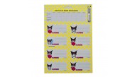 Kuromi Ders Programlı Etiket 3 Lü 220130-12 Kuromi Ders Programlı Etiket 3 Lü 220130-12