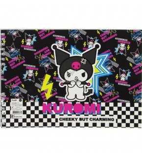 Kuromi Resim Defteri Spiralli 17x25 15 Yaprak 300115-12 (1 Adet)