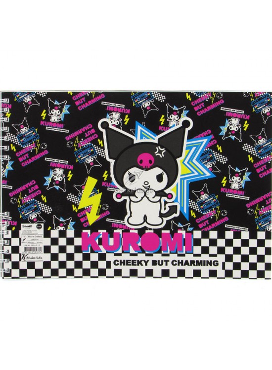Kuromi Resim Defteri Spiralli 17x25 15 Yaprak 300115-12 (1 Adet)