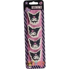Kuromi Şekilli Silgi 4 Lü Blister