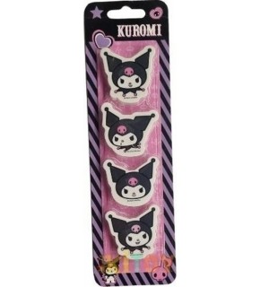 Kuromi Şekilli Silgi 4 Lü Blister