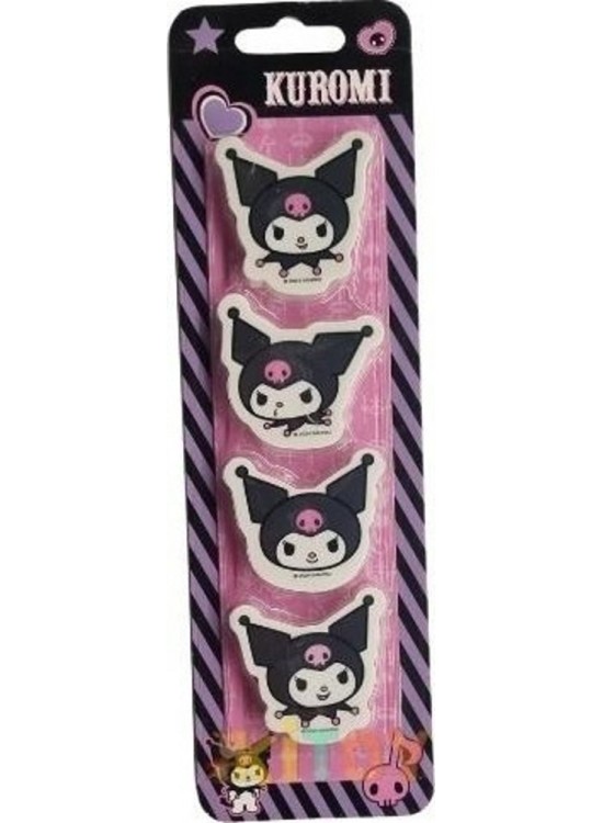 Kuromi Şekilli Silgi 4 Lü Blister