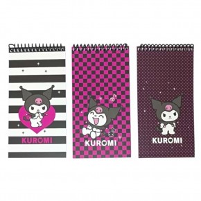 Kuromi Spiralli Karton Kapak Defter 10x19 80 Yp Çiz.380641-12