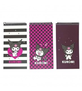 Kuromi Spiralli Karton Kapak Defter 10x19 80 Yp Çiz.380641-12