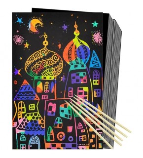 Kuzey Kazıma Boyama Seti 8 Yaprak