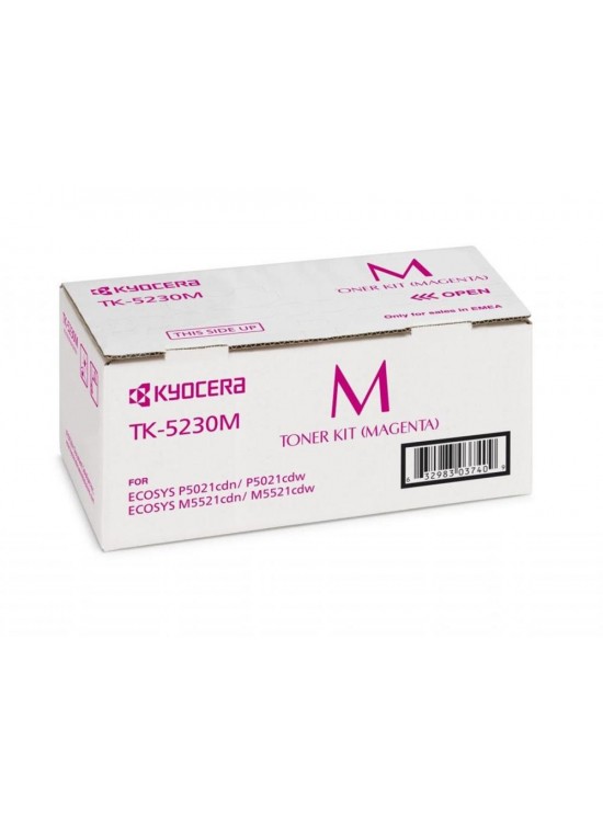Kyocera TK-5230M Magenta Kırmızı Orjinal Fotokopi Toneri Ecosys M5521cdn-5521cdw P5021cdn-5021cdw 2.