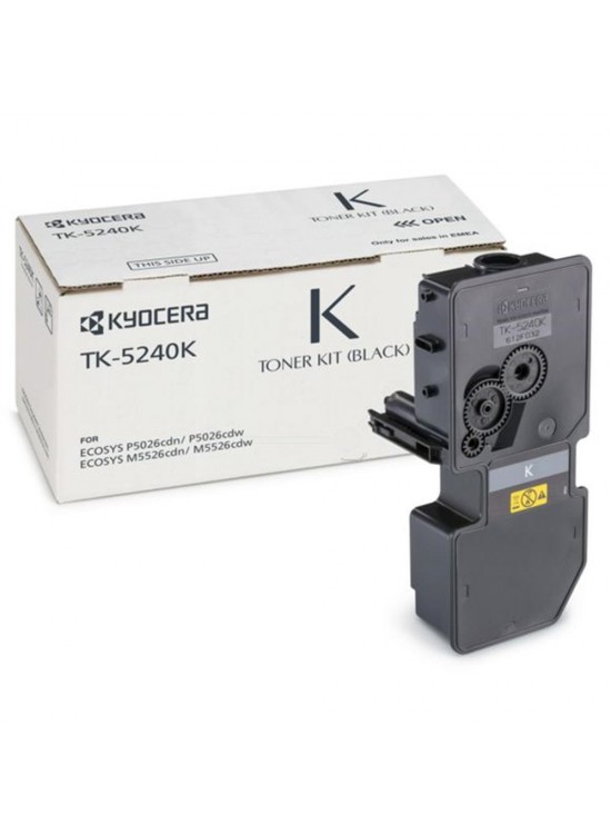 Kyocera TK-5240K Black Siyah Orjinal Fotokopi Toneri Ecosys M5526cdn-5526cdw P5026cdn-5026cdw 4.000