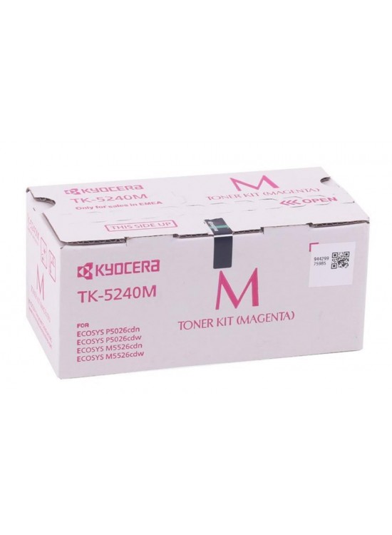 Kyocera TK-5240M Magenta Kırmızı Orjinal Fotokopi Toneri Ecosys M5526cdn-5526cdw P5026cdn-5026cdw 3.