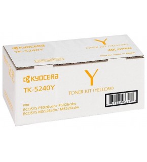 Kyocera TK-5240Y Yellow Sarı Orjinal Fotokopi Toneri Ecosys M5526cdn-5526cdw P5026cdn-5026cdw 3.000