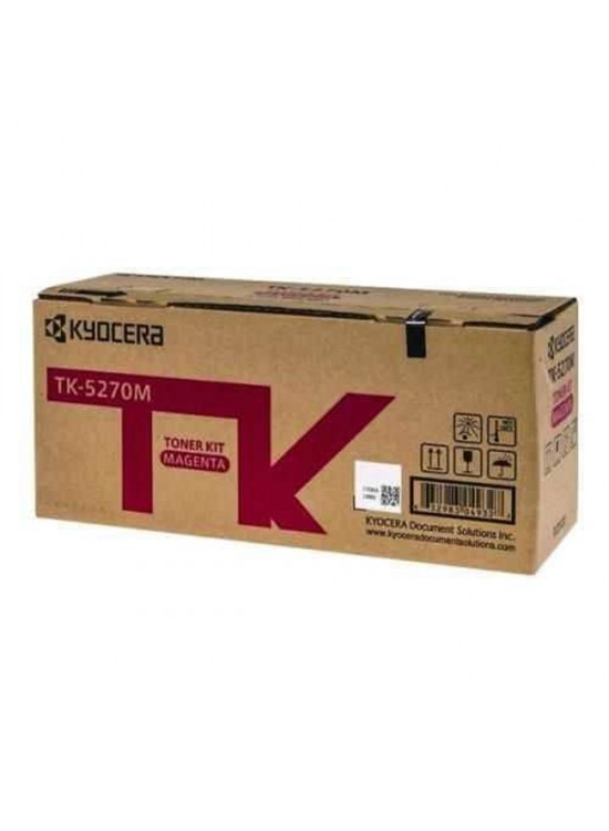 Kyocera TK-5270M Magenta Kırmızı Orjinal Fotokopi Toneri Ecosys M6230cidn-M6630cidn P6230cdn