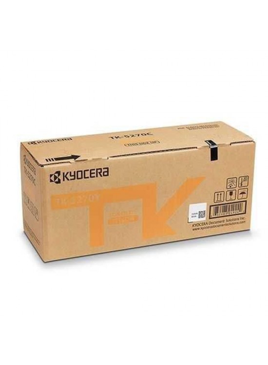 Kyocera TK-5270Y Yellow Sarı Orjinal Fotokopi Toneri Ecosys M6230cidn-M6630cidn P6230cdn 6.000 Sayfa