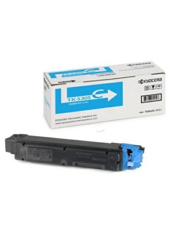 Kyocera TK-5305C Cyan Mavi Orjinal Fotokopi Toneri Taskalfa 350-351ci 6.000 Sayfa Kyocera TK-5305C Cyan Mavi Orjinal Fotokopi Toneri Taskalfa 350-351ci 6.000 Sayfa