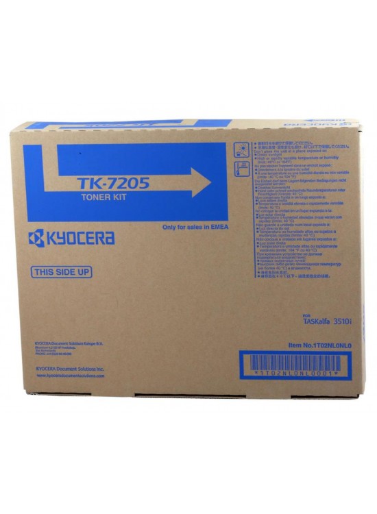 Kyocera TK-7205 Orjinal Fotokopi Toneri Taskalfa 3510i-3511i 35.000 Sayfa Kyocera TK-7205 Orjinal Fotokopi Toneri Taskalfa 3510i-3511i 35.000 Sayfa