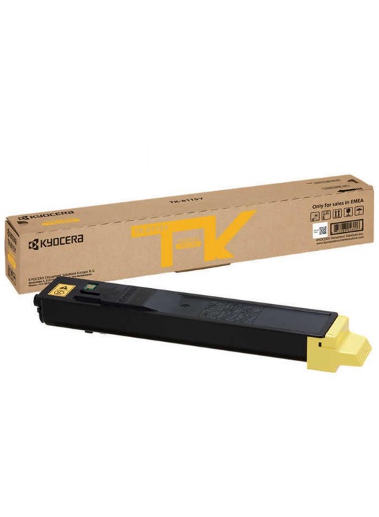 Kyocera TK-8115Y Yellow Sarı Orjinal Fotokopi Toneri Ecosys M8124cidn-M8130cidn 6.000 Sayfa