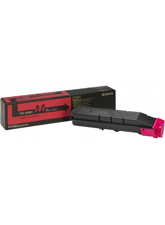 Kyocera TK-8305M Magenta Kırmızı Orjinal Fotokopi Toneri Taskalfa 3050ci-3051ci-3550ci-3551ci 15.000 Kyocera TK-8305M Magenta Kırmızı Orjinal Fotokopi Toneri Taskalfa 3050ci-3051ci-3550ci-3551ci 15.000