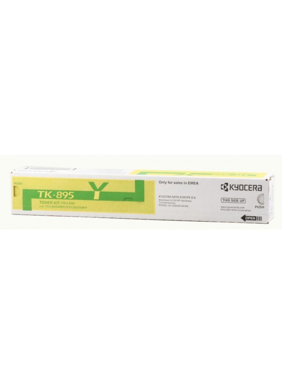 Kyocera TK-895Y Yellow Sarı Orjinal Fotokopi Toneri FS-C8020-8025-8520-8525 6.000 Sayfa Kyocera TK-895Y Yellow Sarı Orjinal Fotokopi Toneri FS-C8020-8025-8520-8525 6.000 Sayfa