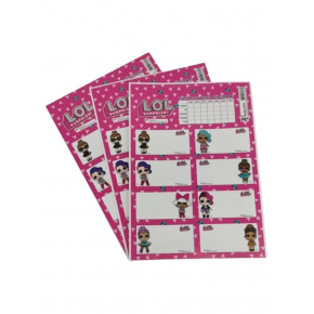 L.o.l.tweens Ders Programlı 3lü Etiket