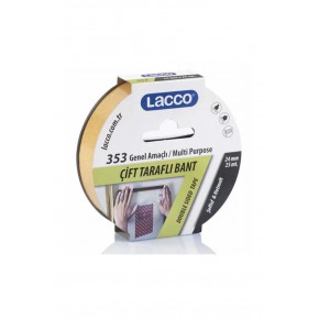 Lacco Çift Taraflı Bant 353 Genel Amaçlı 24Mmx25Mt