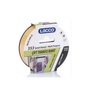 Lacco Çift Taraflı Bant 353 Genel Amaçlı 24Mmx25Mt