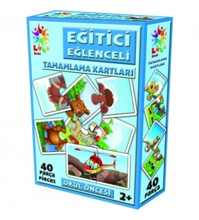 Laço Kids Puzzle Eğitici Eğlenceli Tamamlama 40 Parça