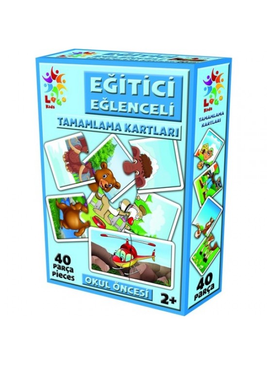 Laço Kids Puzzle Eğitici Eğlenceli Tamamlama 40 Parça