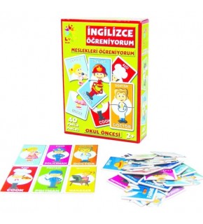 Laço Kids Puzzle İngilizce Meslekler 40 Parça