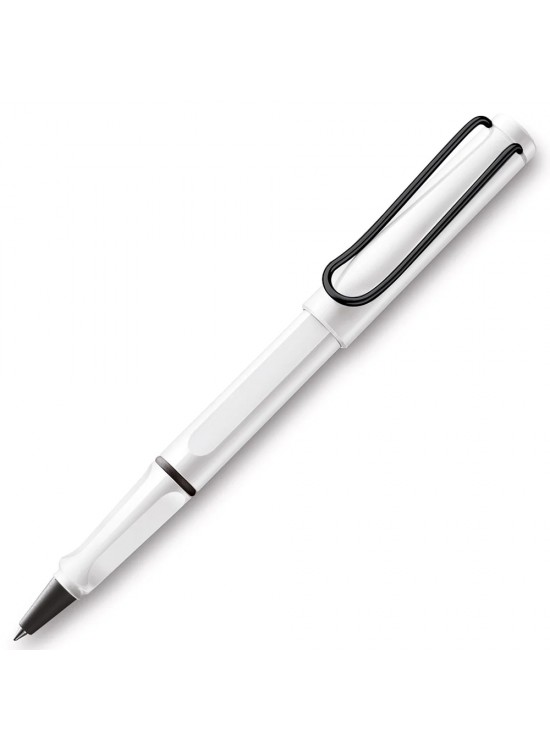 Lamy Roller Kalem Safarı Siyah Renk Klips Beyaz 319BS Lamy Roller Kalem Safarı Siyah Renk Klips Beyaz 319BS