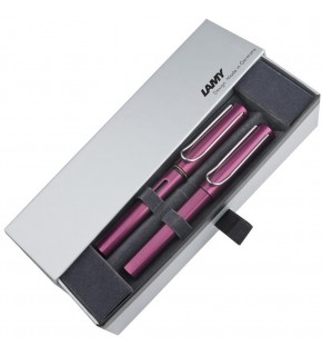 Lamy Takım Kalem Dolma+Roller Kalem Al-Star Siyah-Mor 29-M-329