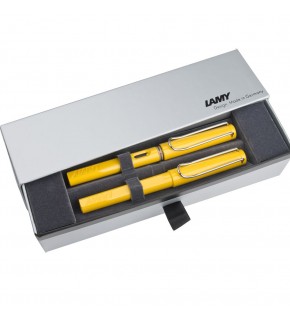 Lamy Takım Kalem Dolma+Roller Kalem Safarı Sarı 18-M-318