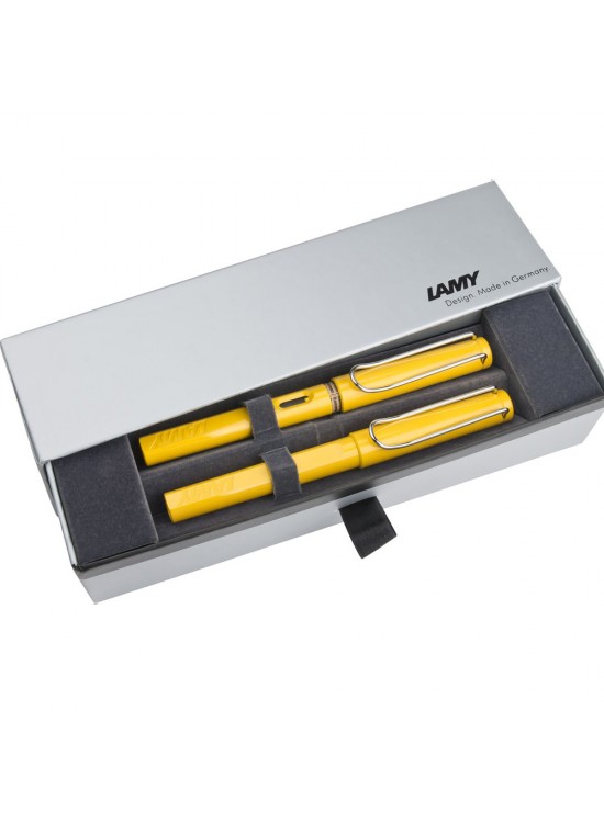 Lamy Takım Kalem Dolma+Roller Kalem Safarı Sarı 18-M-318 Lamy Takım Kalem Dolma+Roller Kalem Safarı Sarı 18-M-318