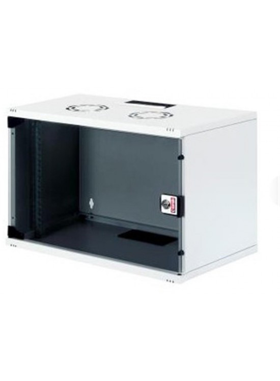 Lande LN-STB09U5440LG 9U 540x400 Ön Tek Cam Kapak Duvar Tip Boş Demonte Kabinet
