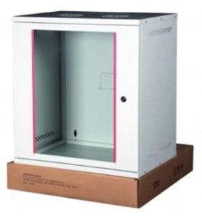 Lande LN-STB12U5440LG 12U 540x400 Ön Tek Cam Kapak Duvar Tip Boş Demonte Kabinet