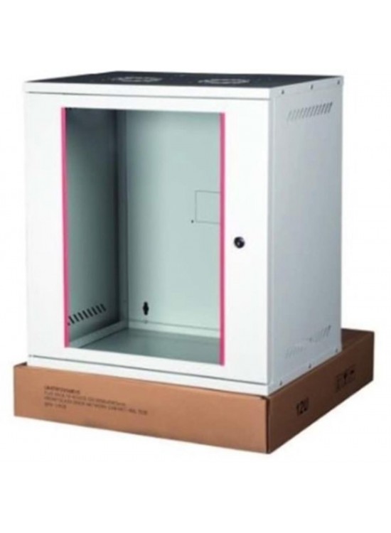 Lande LN-STB12U5440LG 12U 540x400 Ön Tek Cam Kapak Duvar Tip Boş Demonte Kabinet