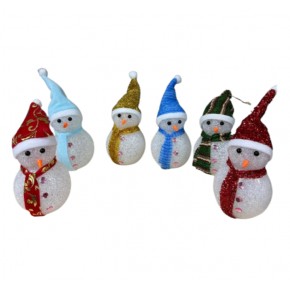 Led Işıklı Kardan Adam Büyük -6- Süs Eşyası