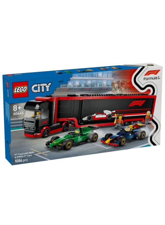Lego Cıty F1 Kamyon Rb20 Ve Amr24 Adr-lsc60445 Lego Cıty F1 Kamyon Rb20 Ve Amr24 Adr-lsc60445