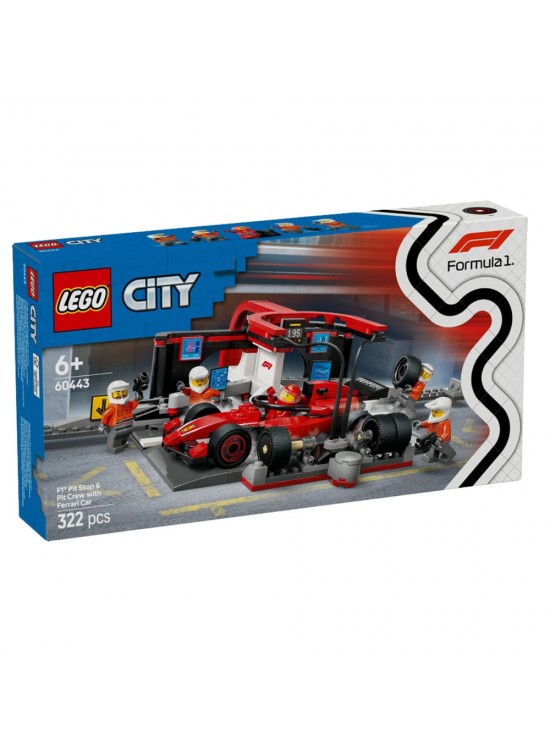 Lego Cıty F1 Pit Stop Ve Ekibi Adr-lsc60443
