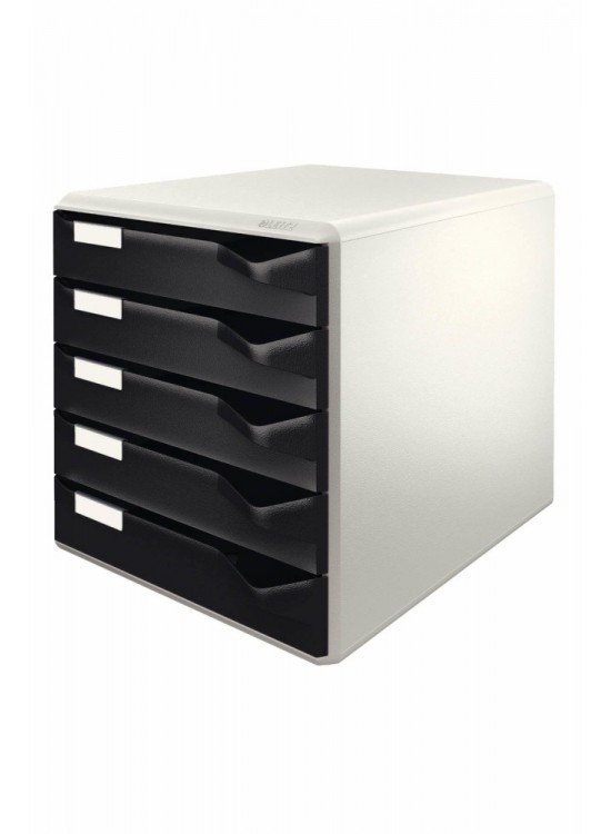 Leitz Evrak Rafı Çekmeceli Plastik 5 Lİ Siyah 5280