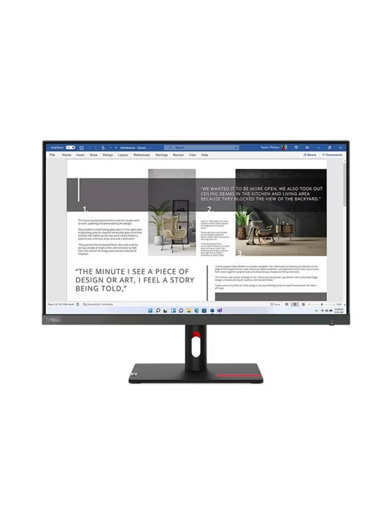 Lenovo 27" ThinkVision S27i-30 63DFKAT4TK IPS 100 Hz 4ms HDMI VGA Monitör Lenovo 27" ThinkVision S27i-30 63DFKAT4TK IPS 100 Hz 4ms HDMI VGA Monitör