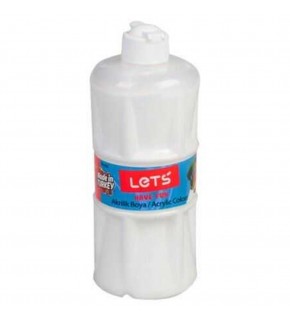 Lets Akrilik Boya 500 ML Beyaz L-5300