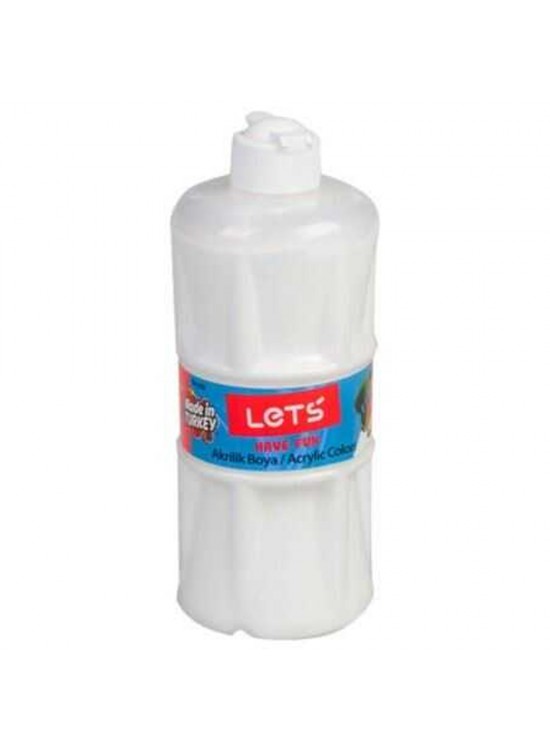 Lets Akrilik Boya 500 ML Beyaz L-5300 Lets Akrilik Boya 500 ML Beyaz L-5300