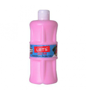 Lets Akrilik Boya 500 ML Pembe L-5304