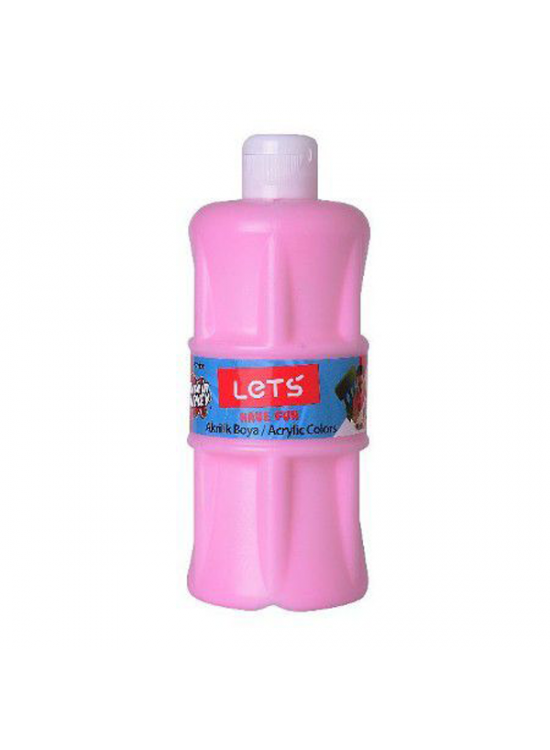 Lets Akrilik Boya 500 ML Pembe L-5304 Lets Akrilik Boya 500 ML Pembe L-5304
