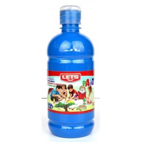 Lets Guaj Boya 500 ML Plastik Mavi L-5106
