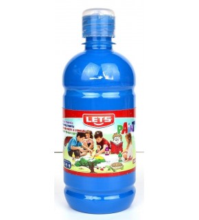 Lets Guaj Boya 500 ML Plastik Mavi L-5106