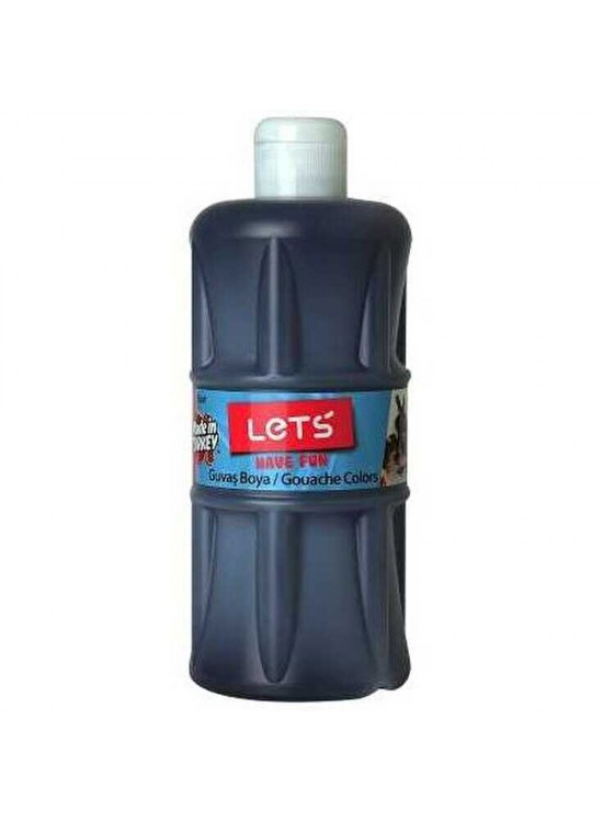 Lets Guaj Boya 500 ML Plastik Siyah L-5109 Lets Guaj Boya 500 ML Plastik Siyah L-5109