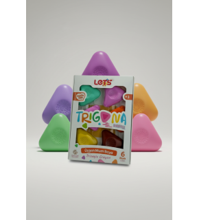 Lets Mum Boya 6 Pastel Renkler Trigona L03001