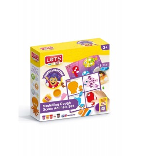 Lets Oyun Hamuru Deniz Canlıları Seti 9 Parça L9012