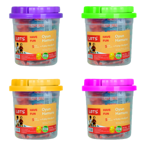 Lets Oyun Hamuru Kalıp Hediyeli 100 GR 5 Renk L8100